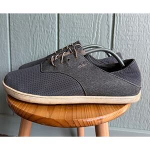 OluKai Nohea Moku Slip On Shoes Charcoal Gray Men's 10